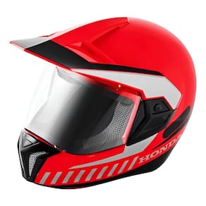 Capacete Honda Genuíno HS3 2021 Vermelho/Preto Tamanho 58