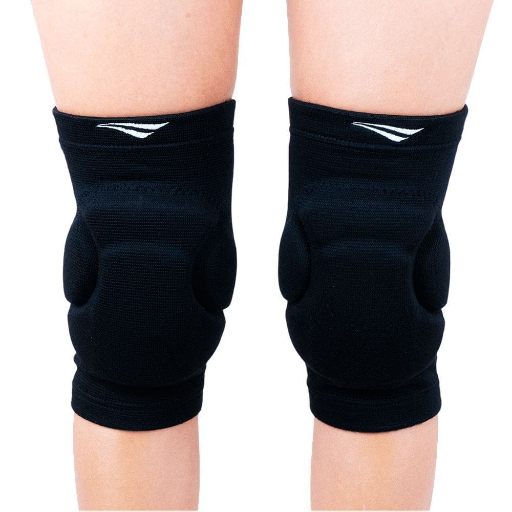 Joelheira Volei Indoor Pro Xxiv 654058-9000 - Preto/Branco M