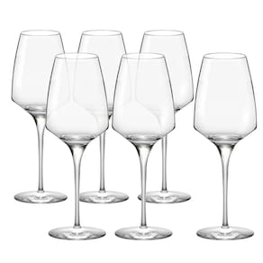 6 Taça de Cristal Para Vinho Tinto Eleganza Fracalanza 440ml