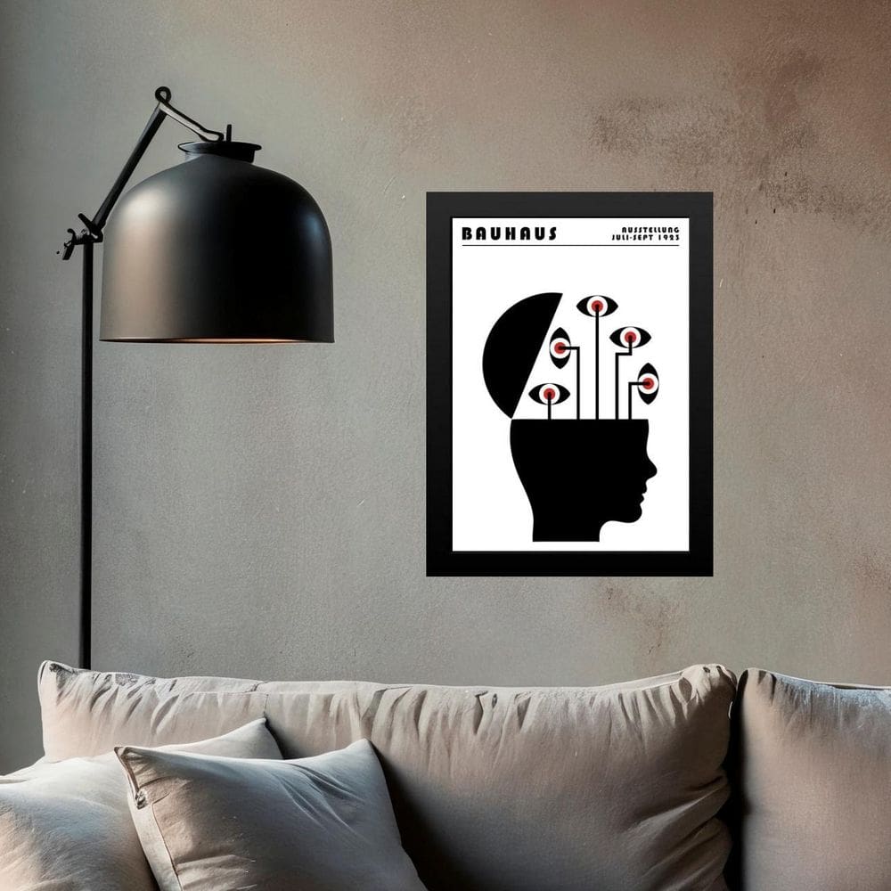 Quadro Decorativo Psicologia Bauhaus 45X34Cm