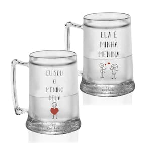 Kit 2 Canecas Gel Casal - Para Dia Dos Namorados