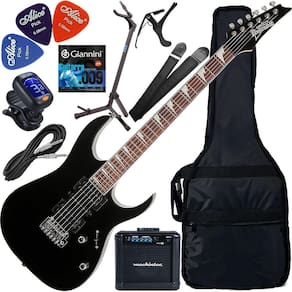 Kit Guitarra Ibanez Gio Grg-170Dx Hsh Black Night Bkn Gx03