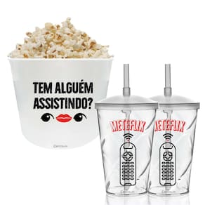 Kit Cinema Namorados Tem Alguém Assistindo