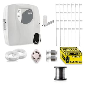 Kit Cerca Elétrica Genno Revolution Control 90 Metros Muro