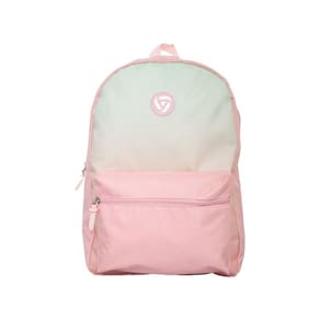 Mochila Casual Yins Gradiente Em Poliéster Rosa Claro Rosa Barbie