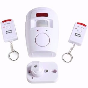 Kit Alarme Sem Fio Residencial Apt Comercial Com 2 Controle Remoto