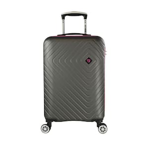 Mala De Bordo Pequena Abs Yins 21167 Cadeado Integrado Rodas Duplas Giro 360 Rosa Tam Pp