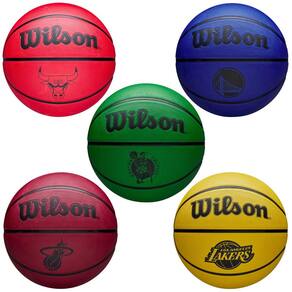 Bola de Basquete Team Tribute Performance Cover Times NBA Tamanho 7 Resistente Wilson