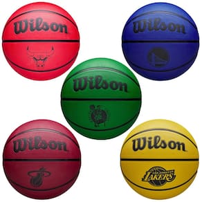 Bola de Basquete Team Tribute Tamanho 7 Logo Times NBA Performance Cover Wilson