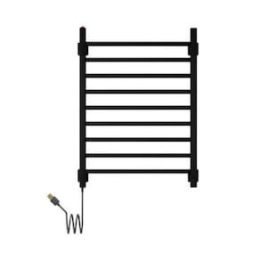 Toalheiro Térmico Quadratto Preto Fosco 220v Seccare