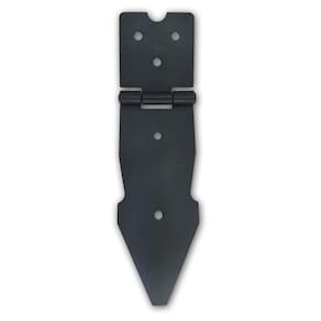Kit 8 Dobradiças Preto L116 - Telis Ferragens