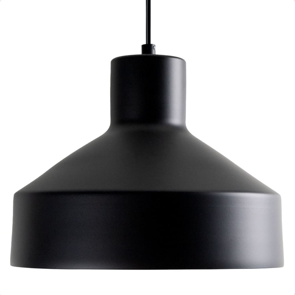 Lustre Pendente Blumenau Liza Minimalista E27 Bivolt Preto com Dourado