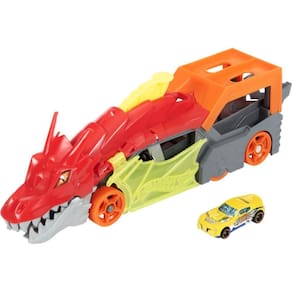 Hot Wheels Pista City Reboque De Dragão - Mattel