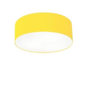 Plafon Cilíndrico Vivare Md-3005 Cúpula em Tecido 40x12cm - Bivolt