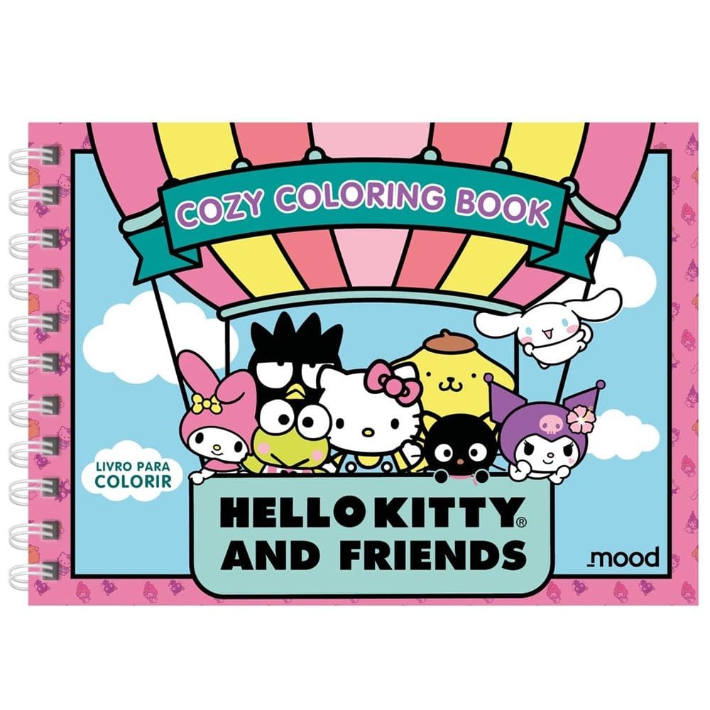 Livro para colorir infantil Hello Kitty Cozy - Ciranda Cultural
