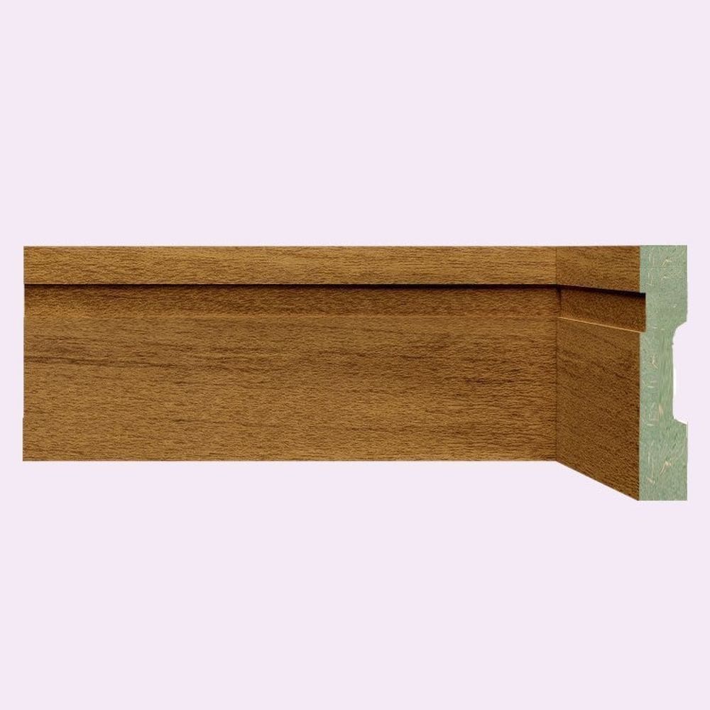 Kit Rodapé de MDF 30 Barras Frisadas de 10cm x 2,40m Rende 72 Metros Moldufama Turim