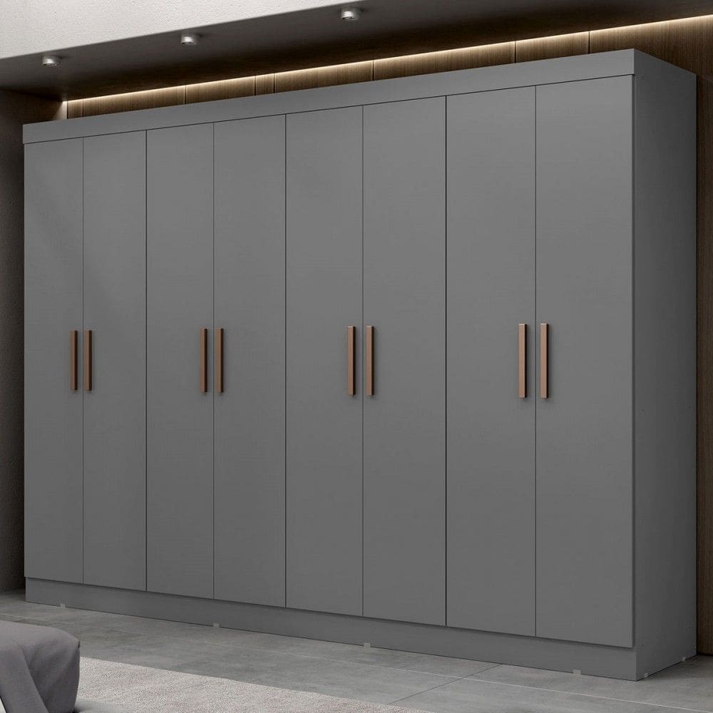 Guarda-Roupa Casal Paris 8 Portas 4 Gavetas Onix - Maxel