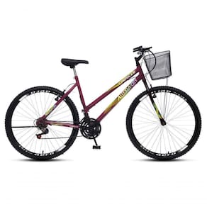 Bicicleta Colli Cazelle Allegra Aro 26 Freio V-brake Quadro 18 Roxo