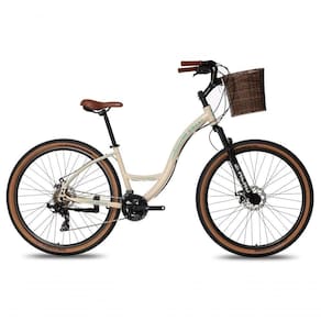 Bicicicleta Colli Munique Aluminio Aro 29 Disco-shimano 21v Tamanho Do Quadro 17 Bege Retrô