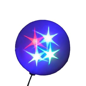 Bola De Natal Com Led RGB Pisca Pisca Enfeite Media