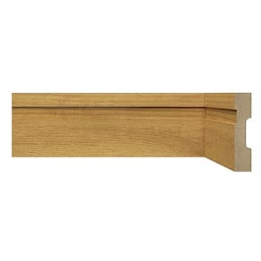 Kit Rodapé de MDF 15 Barras Frisadas de 7cm x 2,40m Rende 36 Metros Moldufama Carvalho Prime