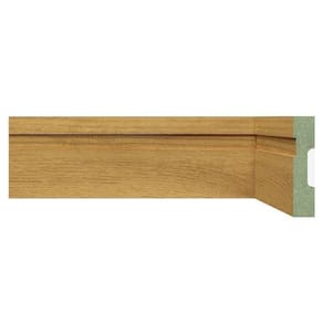 Kit Rodapé de MDF 10 Barras Frisadas de 7cm x 2,40m Rende 24 Metros Moldufama Carvalho Prime