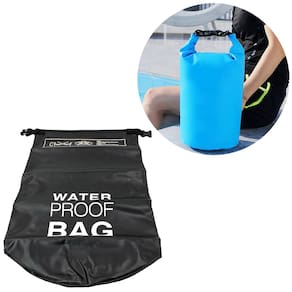 Bolsa Mochila Impermeavel Saco Estanque 5 Litros Camping Bag Cor:Preto