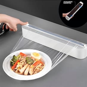Dispenser Suporte Cortador Para Papel Filme Suspenso