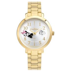 Relógio Condor Feminino Ref: Co2034an/i4k Dourado Mickey e Minnie