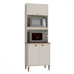 Paneleiro Microondas Tunisia Atualle Off White Com Canelato