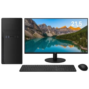 Computador 3Green Completo Intel i5 10400F, 16GB DDR4, SSD 512GB Nvme, Geforce GT 2GB Monitor Led 21,5" Wifi, 3GP-015