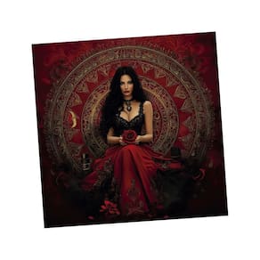 Toalha para Leitura de Tarô Maria Padilha Delicada 70 cm