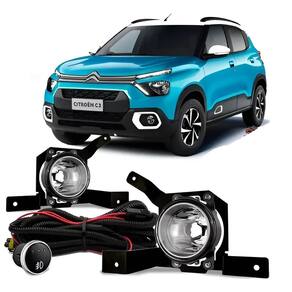 Kit Farol Neblina Milha Auxiliar Citroen C3 2023 2024 2025