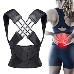 Colete Postural Ergonômico Suporte para Coluna e Ombros  M