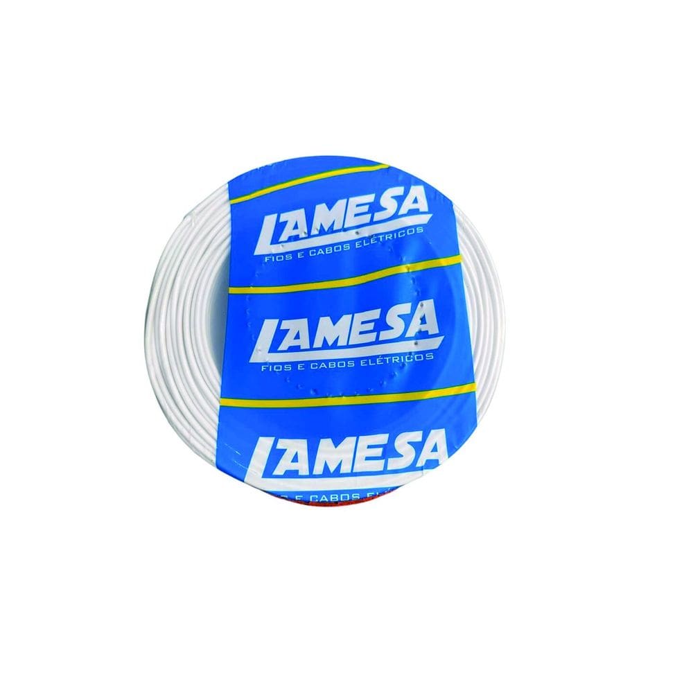 Cabo Flexivel Lameflam 1 X 2,5 Mm2 - Branco - Rolo 100M
