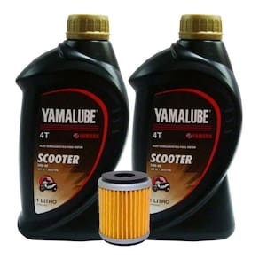 Kit Óleo X Max 250 Yamalube 10w 40 Scooter + Filtro Óleo