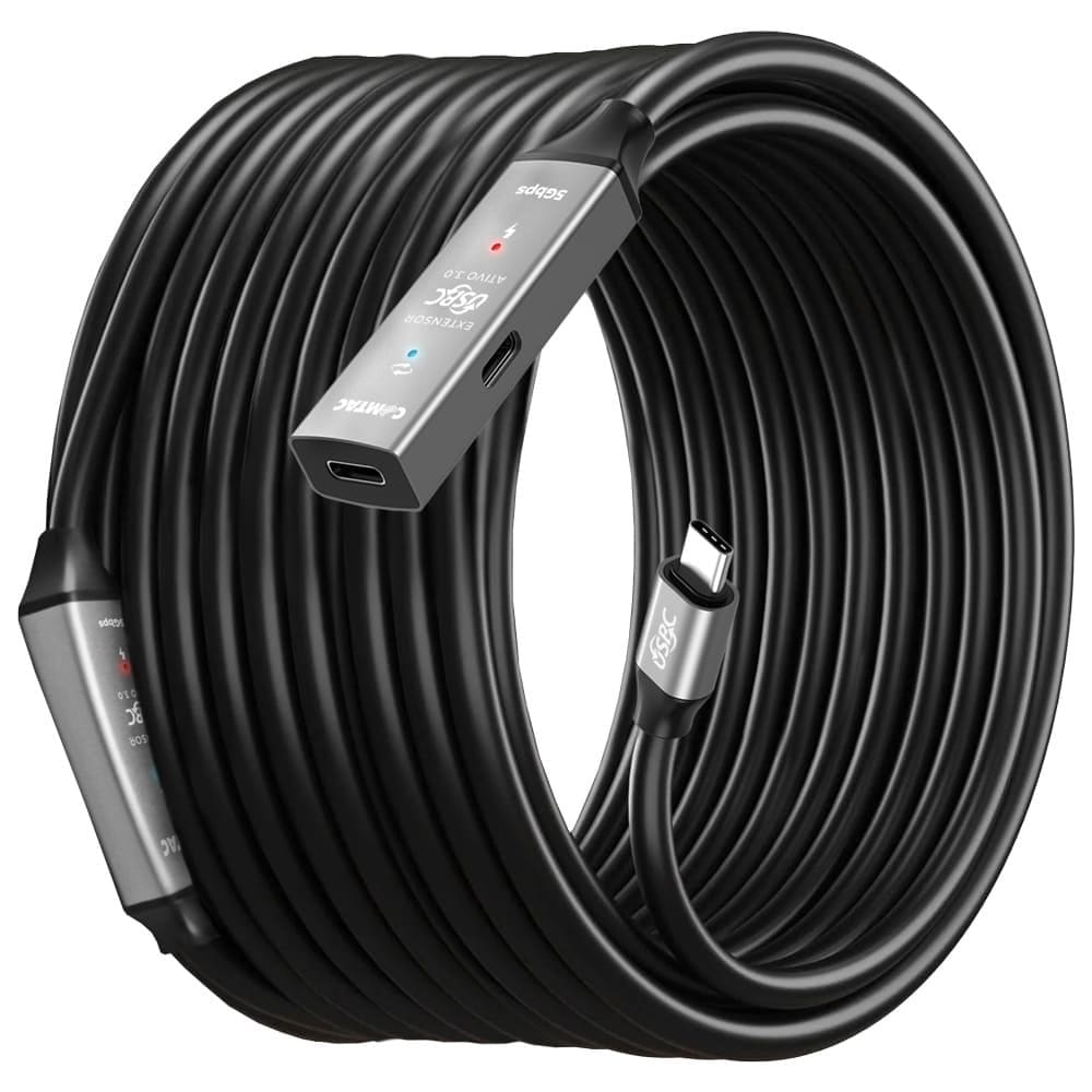 Cabo Extensor USB-C 3.0 M/F 20 Metros Comtac 9424