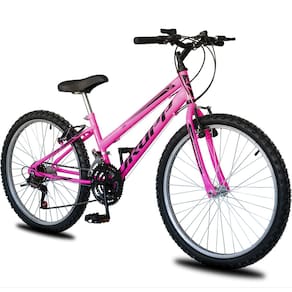 Bicicleta Aro 26 Infantil Feminina 18 vel marchas Dropp Sport Freio V-Brake