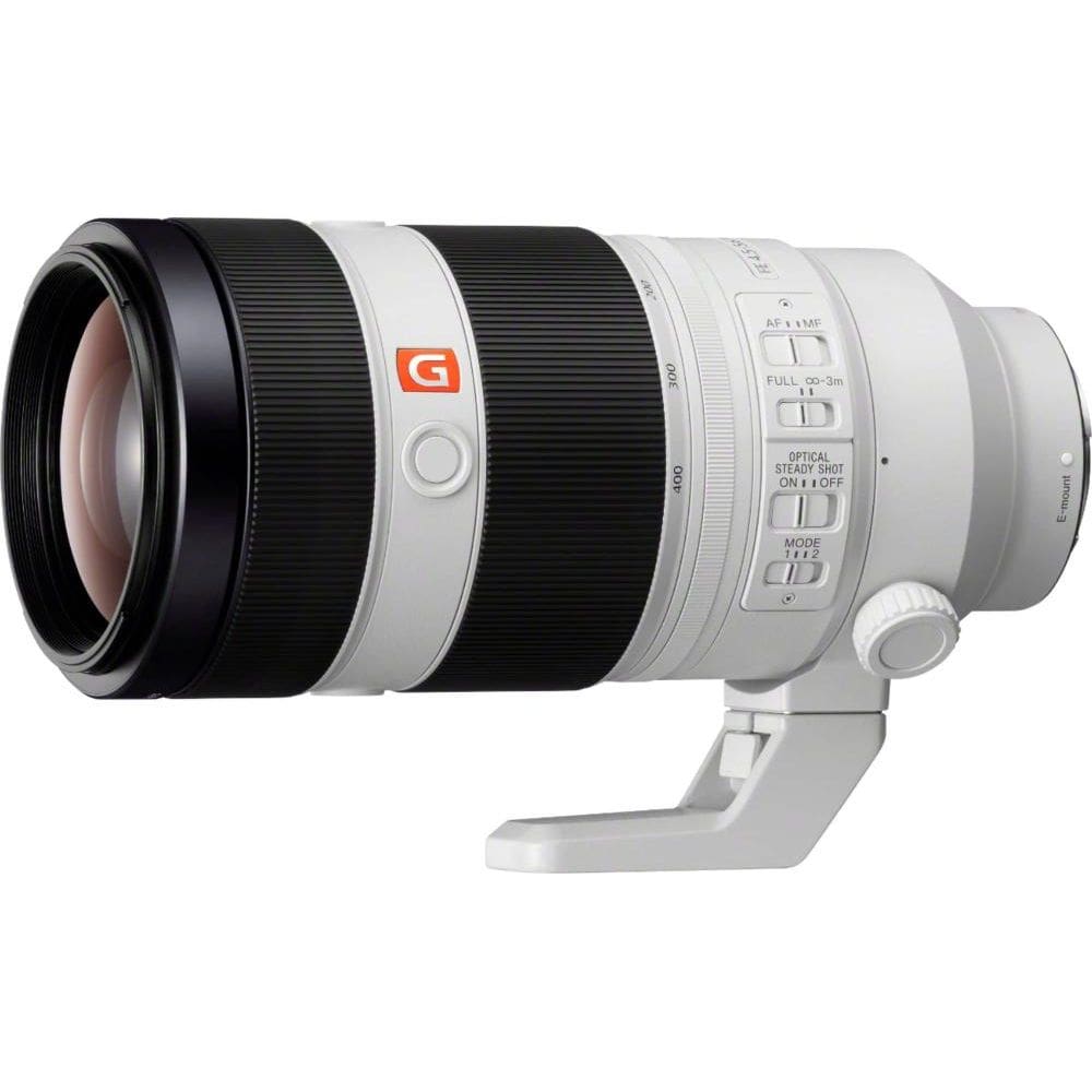 Sony - Lente zoom supertelefoto FE 100-400mm f/4.5-5.6 GM OSS para câmeras de montagem E - Branco-SEL100400GM