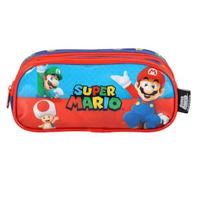 Estojo Super Mario Duplo Escolar Luxcel Nintendo
