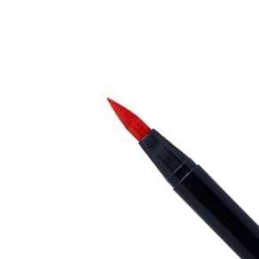 Caneta Pincel Brush Pen Neon Laranja Vulcano Newpen