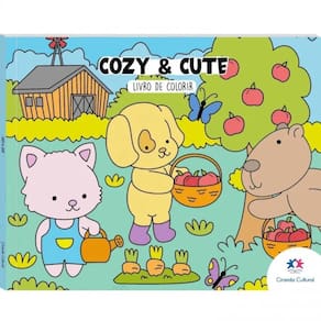 Livro De Colorir - Cozy And Cute - Editora Ciranda Cultural