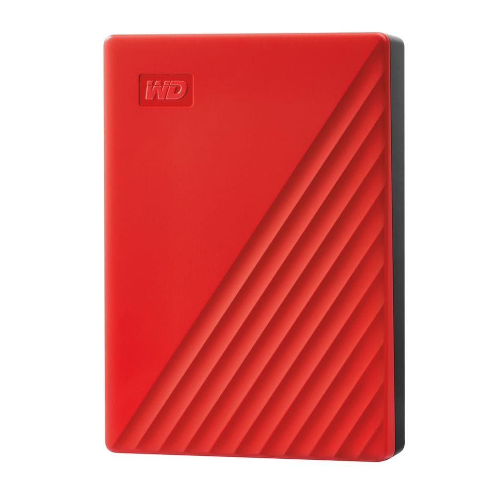 Disco rígido externo portátil WD My Passport 6TB vermelho
