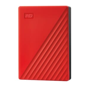 Disco rígido externo portátil WD My Passport 6TB vermelho