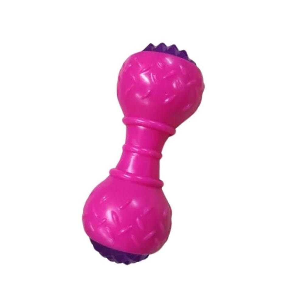 Brinquedo Mordedor Interativo Com Led Para Cor Pet Rosa