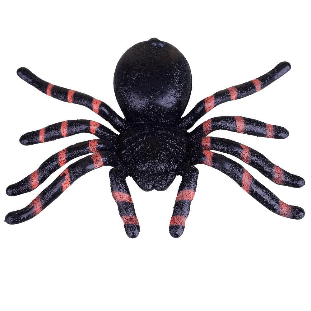 Aranha Decorativa Halloween Silver Plastic