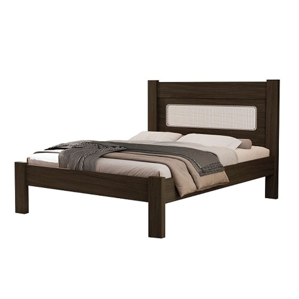 Cama De Solteiro Clara Chocolate - VJ Móveis