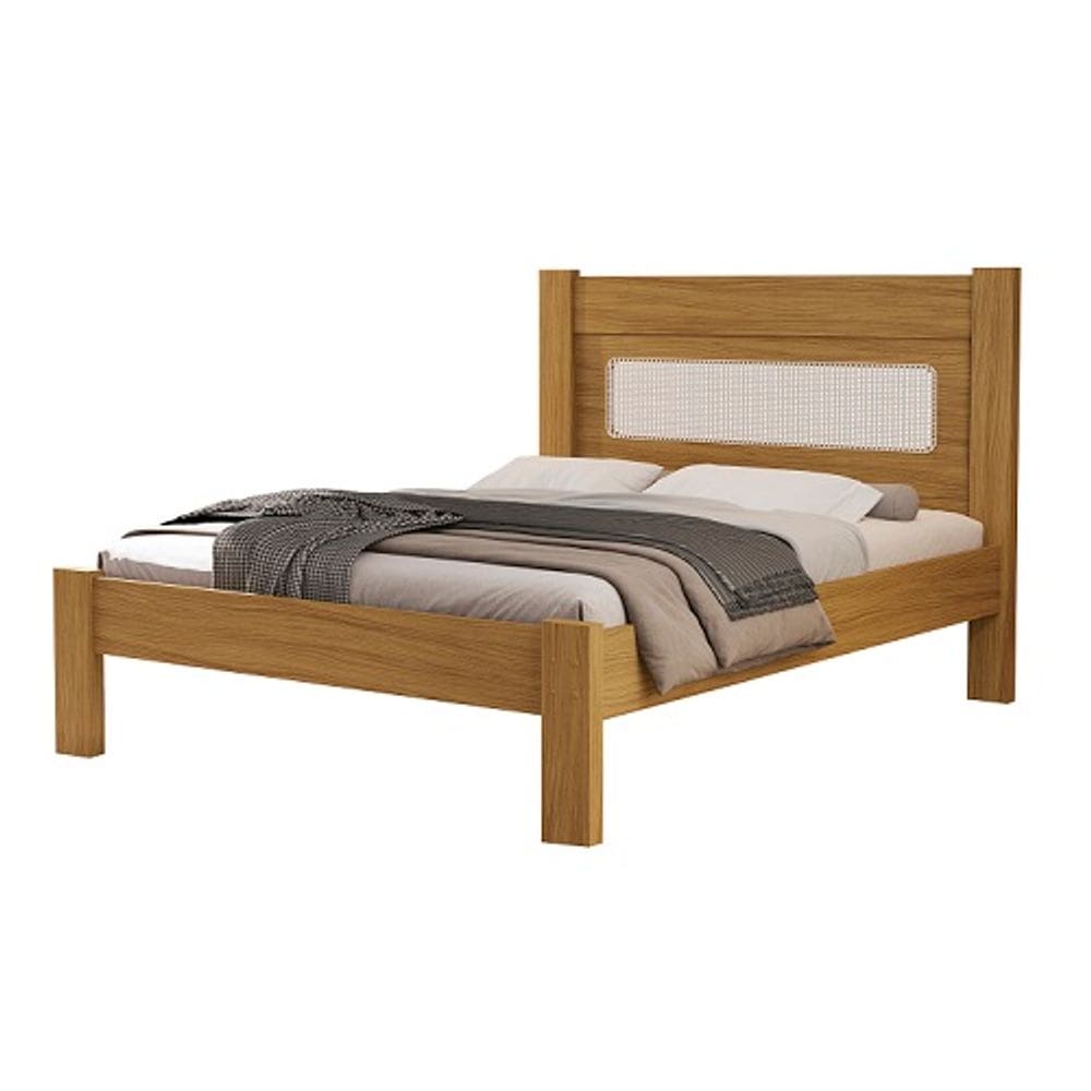Cama De Casal Clara Nature - VJ Móveis