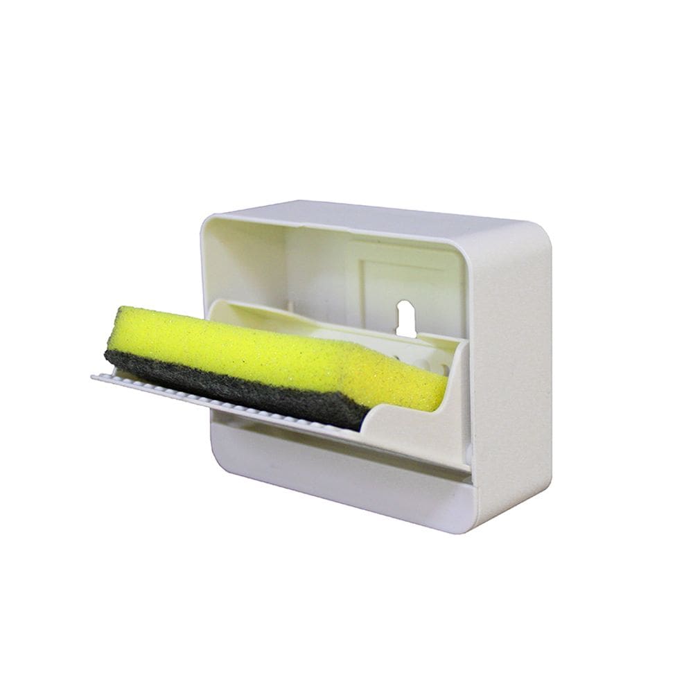 Porta Esponja De Parede Acrilico Cor:Branco