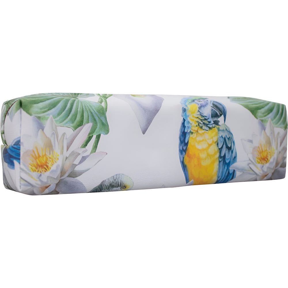Estojo Escolar Florido Estilo Tropical Estampado Estampa:Arara